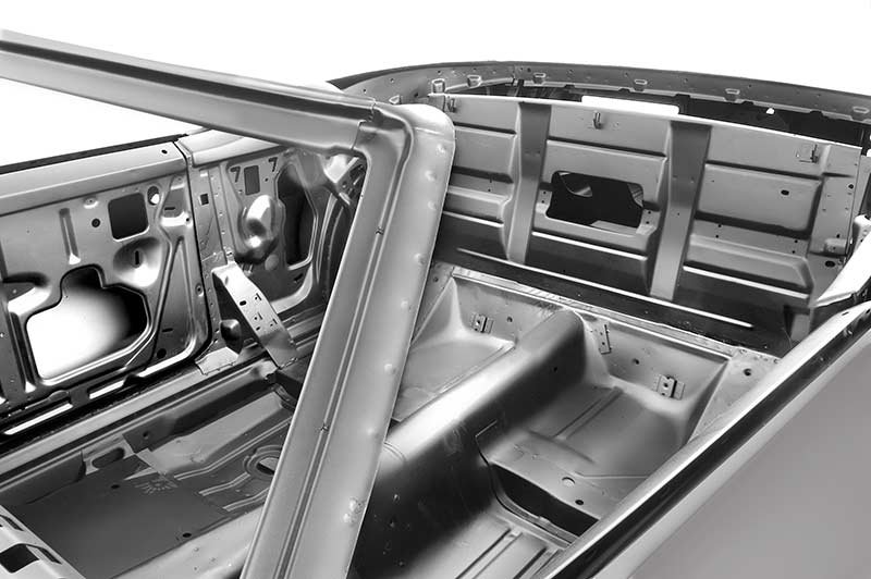 67 Firebird Rear Frame 1967 Pontiac Firebird Convertible - Dynacorn Classic Bodies